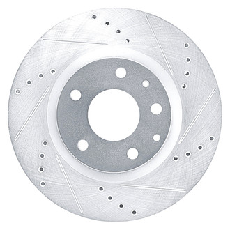DFC® - Premium Drilled and Slotted Front Passenger Side Brake Rotor