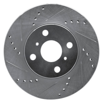 DFC® - Premium Drilled and Slotted Front Driver Side Brake Rotor