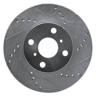 DFC® - Premium Drilled and Slotted Front Passenger Side Brake Rotor