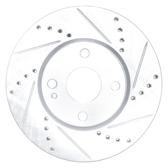 DFC® - Premium Drilled and Slotted Front Passenger Side Brake Rotor