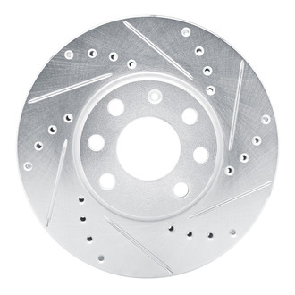 DFC® - Premium Drilled and Slotted Front Passenger Side Brake Rotor