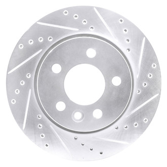 DFC® - Premium Drilled and Slotted Front Passenger Side Brake Rotor