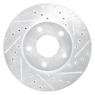 DFC® - Premium Drilled and Slotted Front Passenger Side Brake Rotor