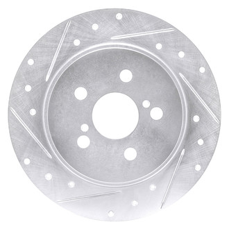 DFC® - Premium Drilled and Slotted Rear Driver Side Brake Rotor