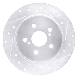DFC® - Premium Drilled and Slotted Rear Passenger Side Brake Rotor