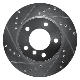 DFC® - Premium Drilled and Slotted Front Driver Side Brake Rotor