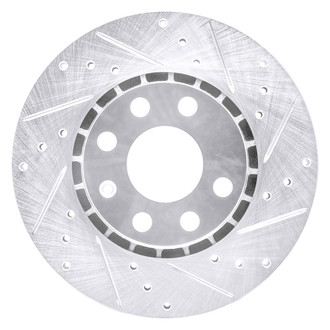 DFC® - Premium Drilled and Slotted Front Passenger Side Brake Rotor