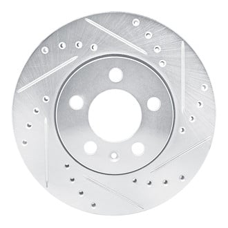 DFC® - Premium Drilled and Slotted Front Passenger Side Brake Rotor