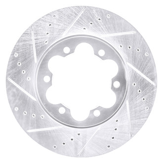 DFC® - Premium Drilled and Slotted Front Driver Side Brake Rotor
