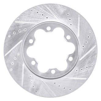 DFC® - Premium Drilled and Slotted Front Passenger Side Brake Rotor