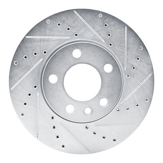 DFC® - Premium Drilled and Slotted Front Passenger Side Brake Rotor