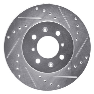 DFC® - Premium Drilled and Slotted Front Passenger Side Brake Rotor