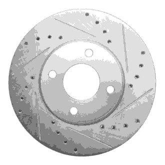 DFC® - Premium Drilled and Slotted Front Passenger Side Brake Rotor