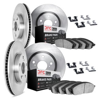 DFC® - Plain Brake Kit with 3000 Series Ceramic Brake Pads