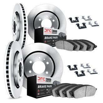 DFC® - Plain Brake Kit with 3000 Series Ceramic Brake Pads