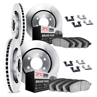 DFC® - Plain Brake Kit with 3000 Series Ceramic Brake Pads