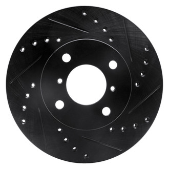 DFC® - Premium Drilled and Slotted Front Passenger Side Brake Rotor