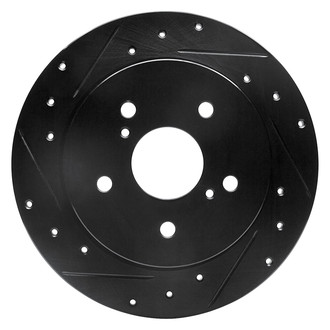 DFC® - Premium Drilled and Slotted Rear Driver Side Brake Rotor
