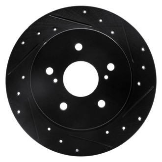 DFC® - Premium Drilled and Slotted Rear Passenger Side Brake Rotor