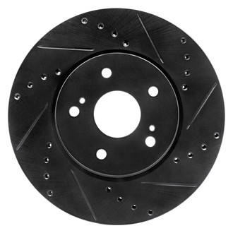 DFC® - Premium Drilled and Slotted Front Passenger Side Brake Rotor
