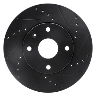 DFC® - Premium Drilled and Slotted Front Passenger Side Brake Rotor