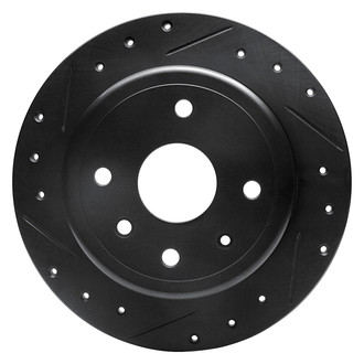 DFC® - Premium Drilled and Slotted Rear Driver Side Brake Rotor