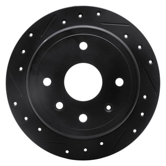 DFC® - Premium Drilled and Slotted Rear Driver Side Brake Rotor
