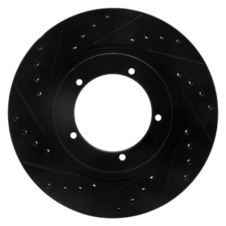 DFC® - Premium Drilled and Slotted Front Driver Side Brake Rotor