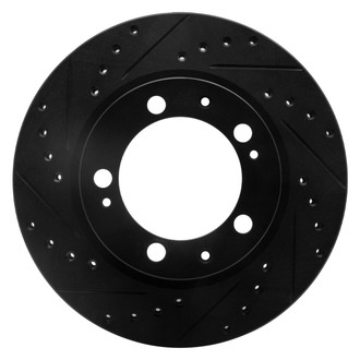 DFC® - Premium Drilled and Slotted Front Driver Side Brake Rotor
