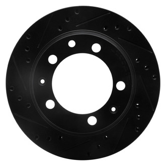 DFC® - Premium Drilled and Slotted Rear Driver Side Brake Rotor