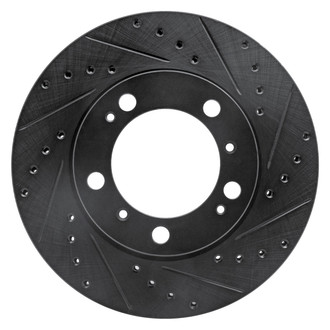 DFC® - Premium Drilled and Slotted Front Passenger Side Brake Rotor