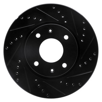 DFC® - Premium Drilled and Slotted Front Passenger Side Brake Rotor