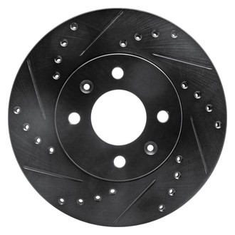 DFC® - Premium Drilled and Slotted Front Driver Side Brake Rotor