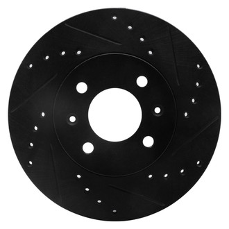 DFC® - Premium Drilled and Slotted Front Passenger Side Brake Rotor