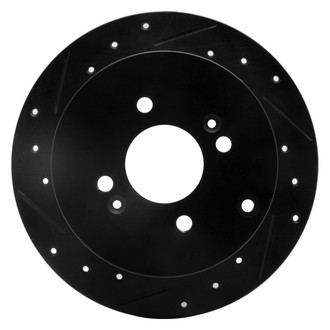 DFC® - Premium Drilled and Slotted Rear Driver Side Brake Rotor