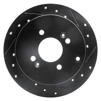 DFC® - Premium Drilled and Slotted Rear Passenger Side Brake Rotor
