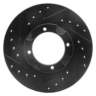 DFC® - Premium Drilled and Slotted Front Driver Side Brake Rotor