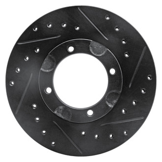 DFC® - Premium Drilled and Slotted Front Passenger Side Brake Rotor
