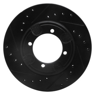 DFC® - Premium Drilled and Slotted Front Driver Side Brake Rotor