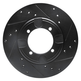 DFC® - Premium Drilled and Slotted Front Passenger Side Brake Rotor