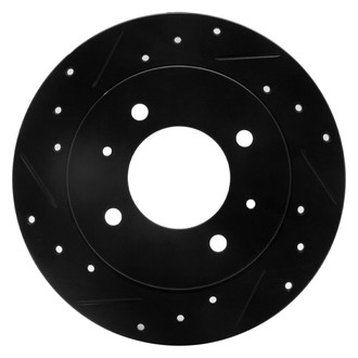 DFC® - Premium Drilled and Slotted Rear Driver Side Brake Rotor