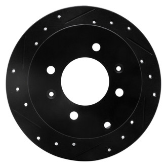 DFC® - Premium Drilled and Slotted Rear Driver Side Brake Rotor