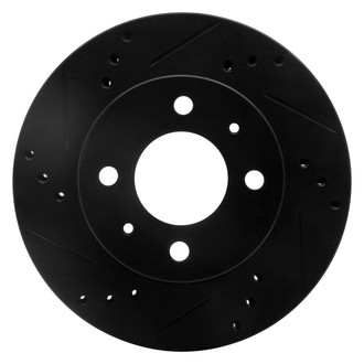 DFC® - Premium Drilled and Slotted Front Driver Side Brake Rotor