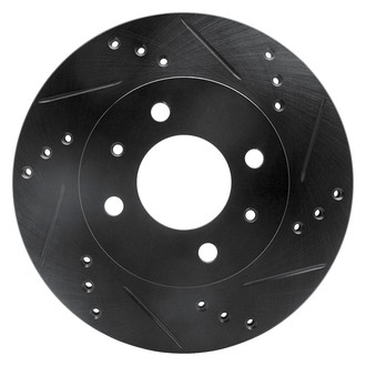 DFC® - Premium Drilled and Slotted Front Passenger Side Brake Rotor