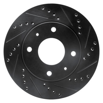 DFC® - Premium Drilled and Slotted Front Passenger Side Brake Rotor