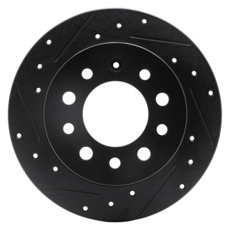 DFC® - Premium Drilled and Slotted Rear Driver Side Brake Rotor