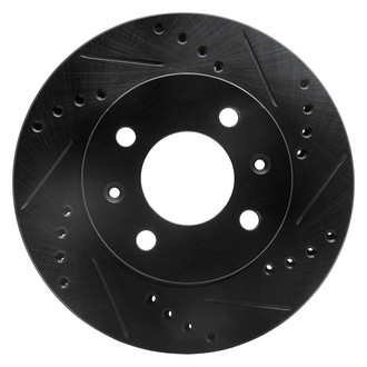 DFC® - Premium Drilled and Slotted Front Passenger Side Brake Rotor