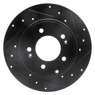 DFC® - Premium Drilled and Slotted Rear Passenger Side Brake Rotor