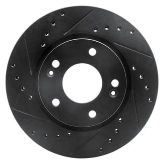 DFC® - Premium Drilled and Slotted Front Driver Side Brake Rotor