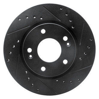 DFC® - Premium Drilled and Slotted Front Passenger Side Brake Rotor